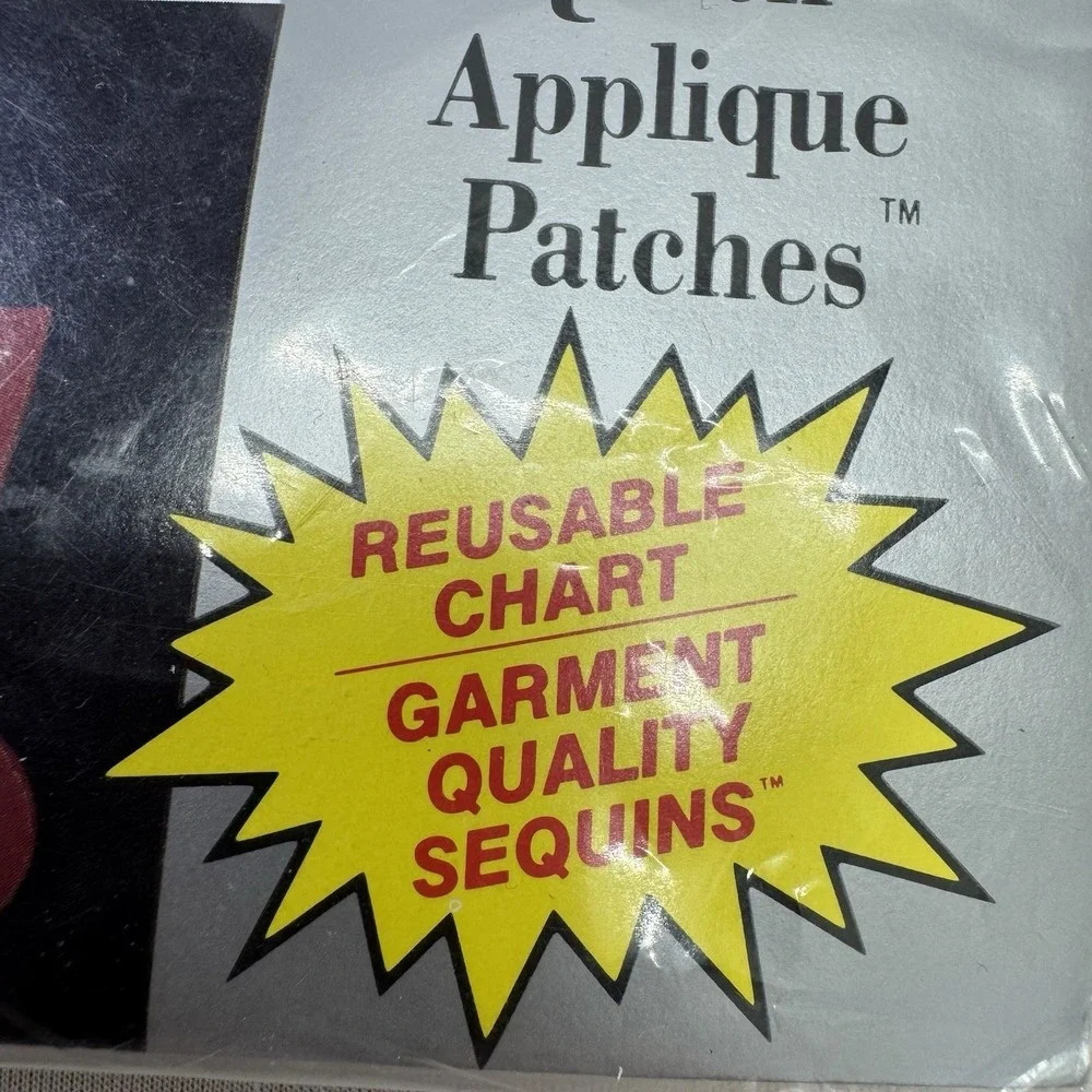 Sequin Art Christmas Motifs‎ Quick Applique Patch Wreath NEW! 4x5